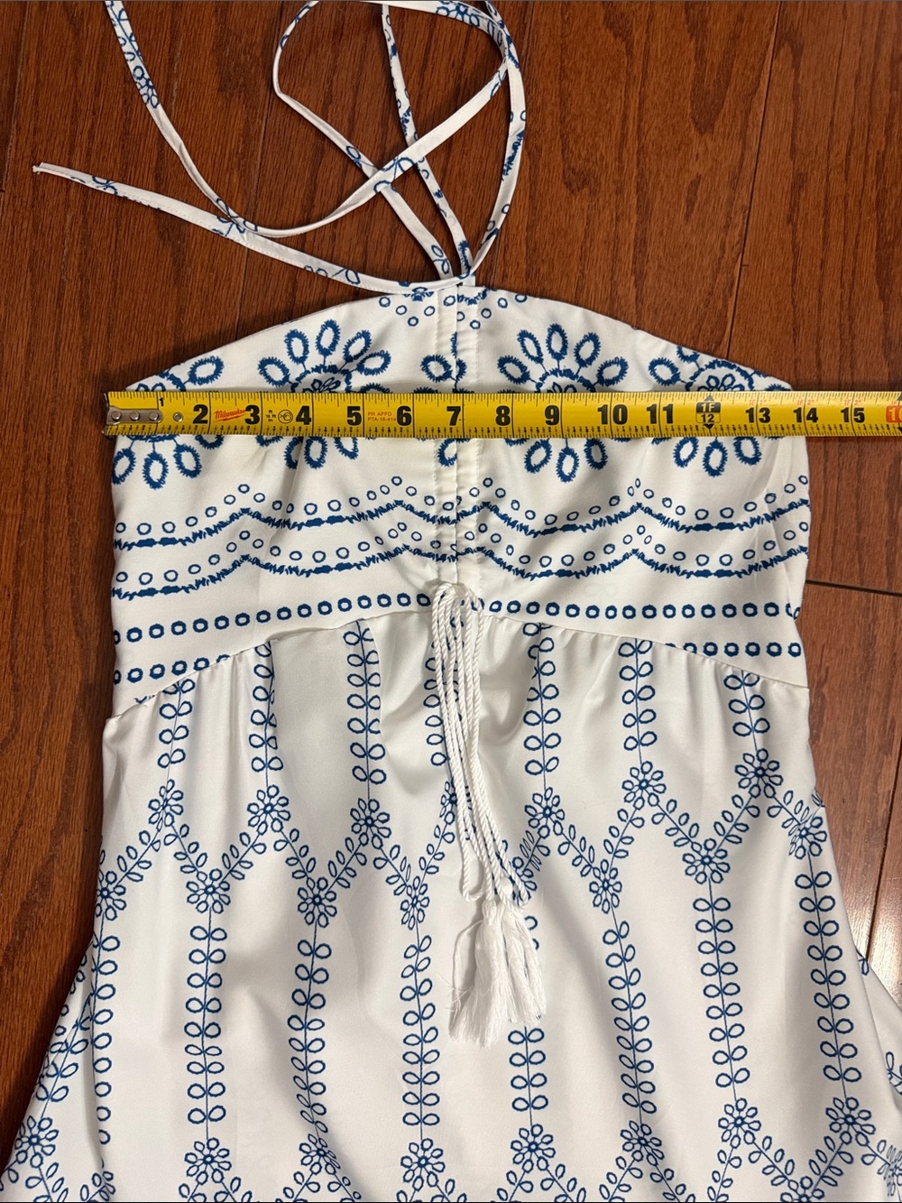 Maxi Dress Halter Tube Sleeveless Sundress - Size Medium - Picture 7 of 9
